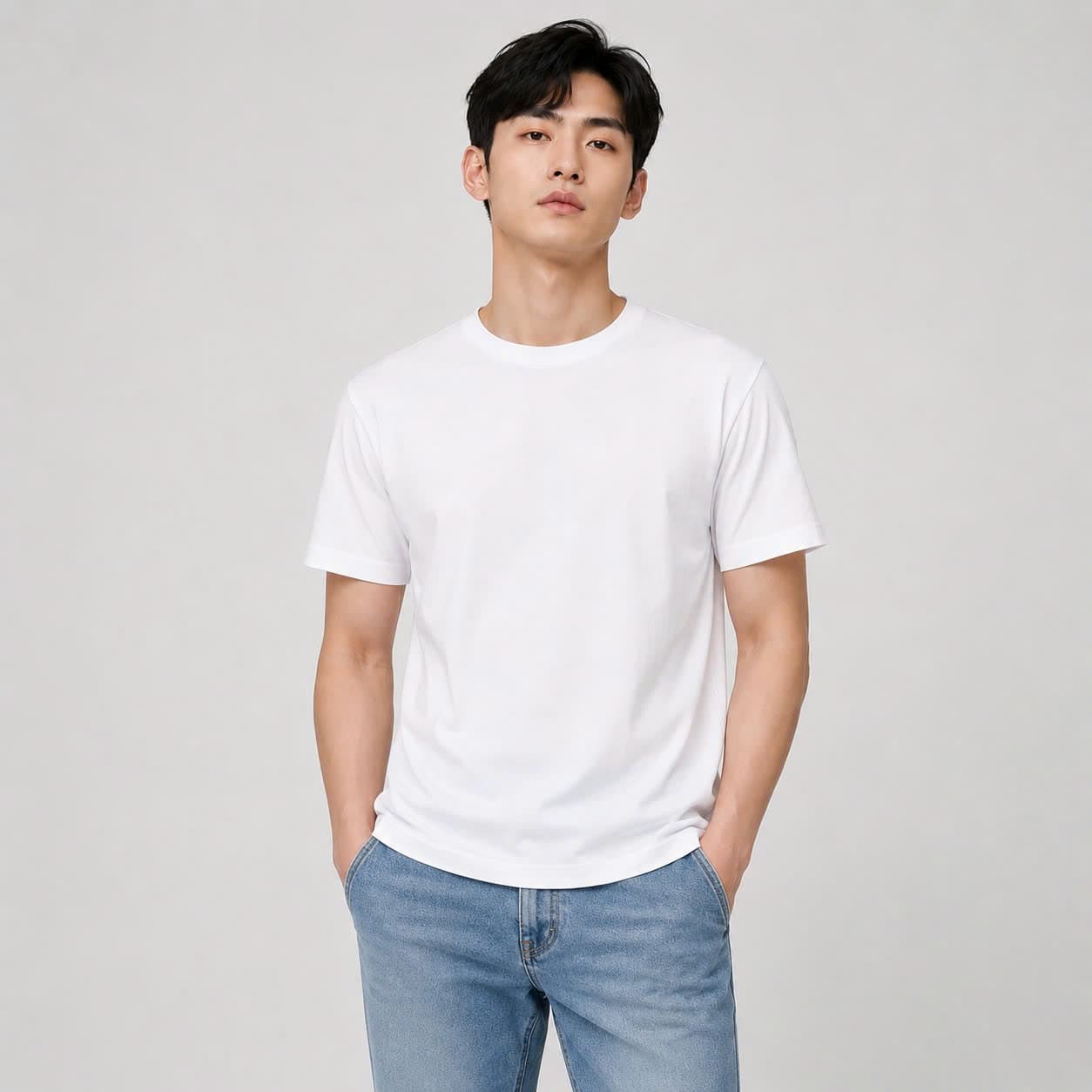 Áo Thun Cotton 4 Chiều Cao Cấp